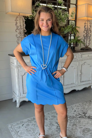Cameron Dress Cerulean by Umgee Dresses Umgee