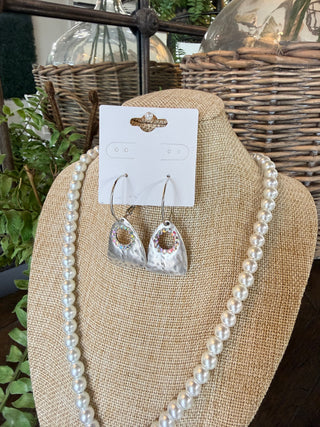 Vogue Earrings Silver Necklaces BFF