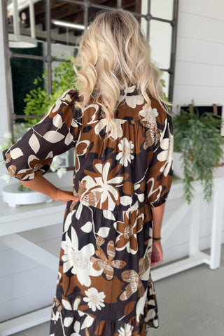 Flora Dress Rust Mix by Umgee Dresses Umgee