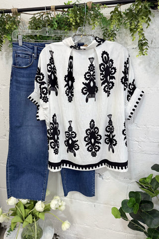 Madrid Cream by Umgee Shirts & Tops Umgee