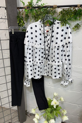 Feeling Bubbly Top Ivory Shirts & Tops LovLov
