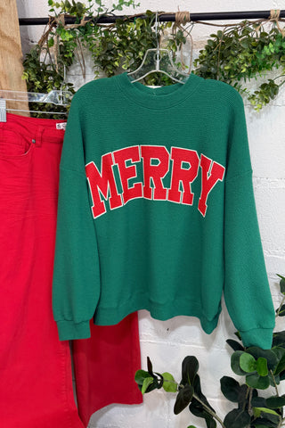 Be Merry Top Green Shirts & Tops Tres Bien