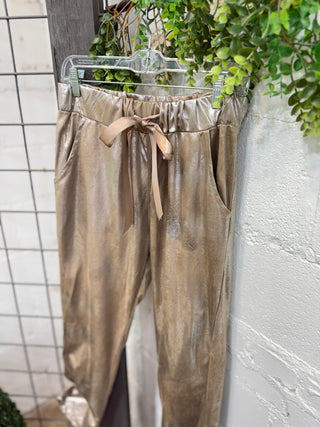 Liza Pants Gold Pants Urban Mangoz