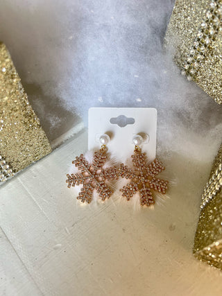 Crystal Flake Earrings Earrings carol's boutique