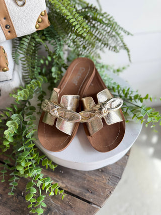 Too Cute Gold by Corky’s Shoes Corky's Footwear