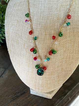 Jingle Necklace Gold by Pink Panache Necklaces Pink Panache