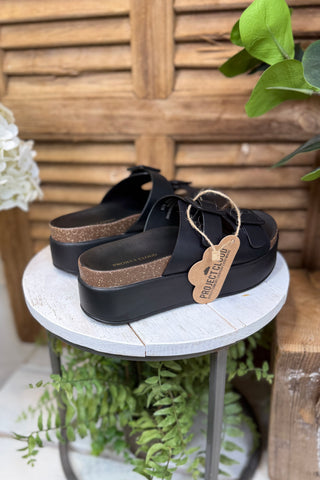 Project Cloud Skylar Sandals Black