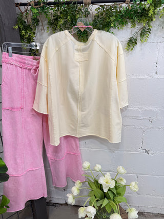 Love Connection Cream RESTOCK Soon Shirts & Tops Sage+Fig