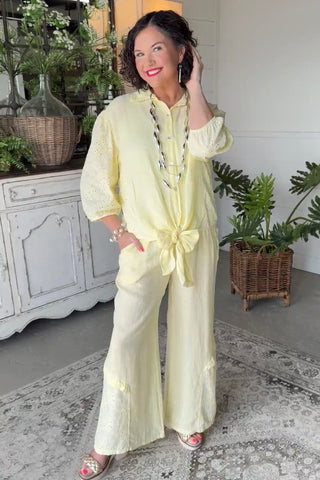 Daisy Jane Top Yellow Shirts & Tops Sole Luna