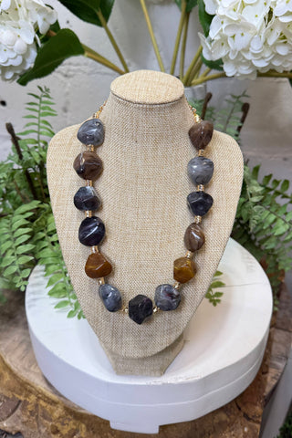 Pretty Pebbles Necklace Multi