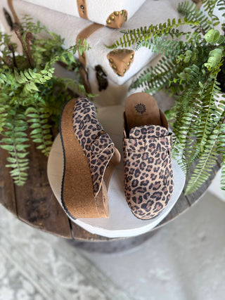 Mulani Leopard Clogs by Yellow Box Shoes Yellow Box