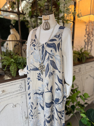 Jensen Jumper Ecru Overalls 111% Lino