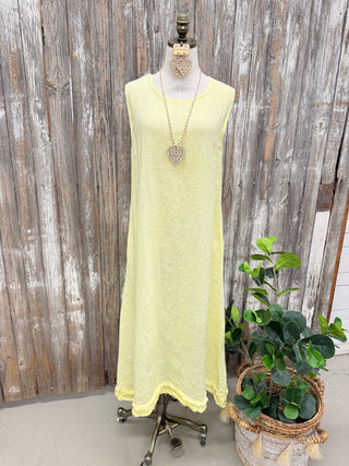 Hattie Maxi Dress Yellow Dresses S & F/ Italy