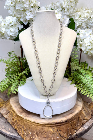 Radiant Necklace Silver