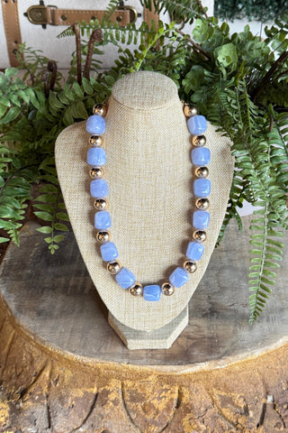 Ortega Necklace Lt Blue