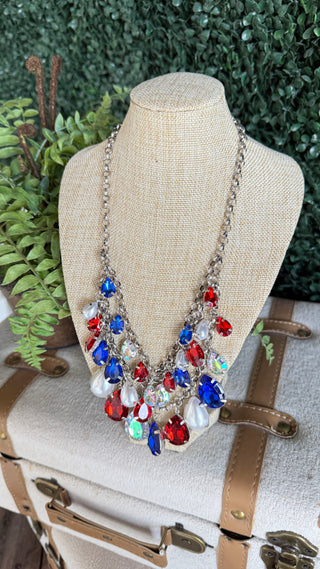 Sparkling Layers Necklace Silver Necklaces Accessories To Go