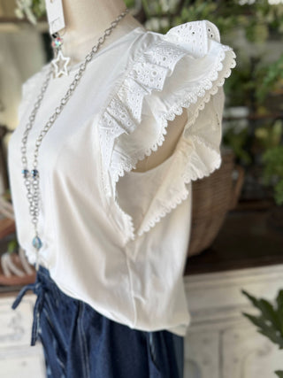 Rico Top White Shirts & Tops Staccato