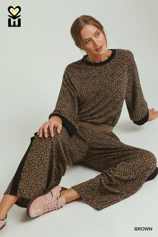 Trouble Pants Brown by Umgee