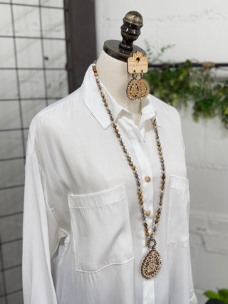 Tia White Shirts & Tops Blu Pepper