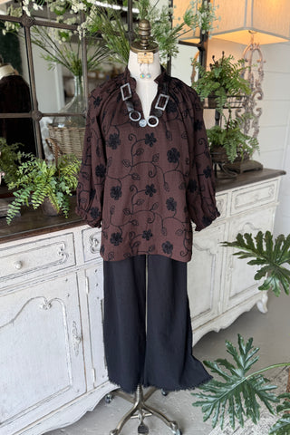 Donna Top Brown by Umgee
