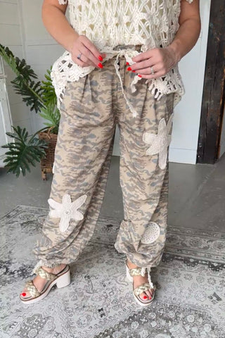 At Ease Pants Camo by POL Clothing Pants Pol Clothing