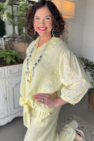 Daisy Jane Top Yellow Shirts & Tops Sole Luna