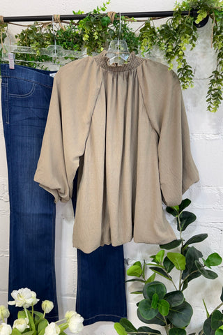 Greer Top Mocha by Umgee