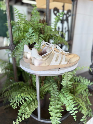 Trackstar Sneakers Gold Metallic Shoes Dirty Laundry