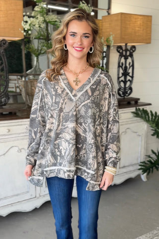 Hillside Camouflage Sweatshirt J Her