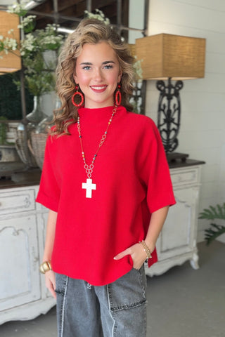 Georgia Sweater Red by Jodifl RESTOCK Soon Sweater Jodifl