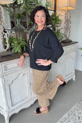 Leopard's Lair Pants Camel by Easel Pants Easel