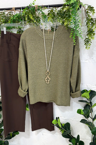Walters Sweater Matcha Sweater Staccato