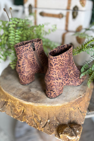 On The Down Low Booties Leopard by Corky’s