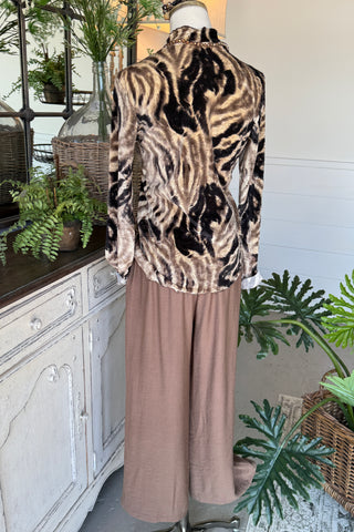 Barker Pants Mocha by Umgee