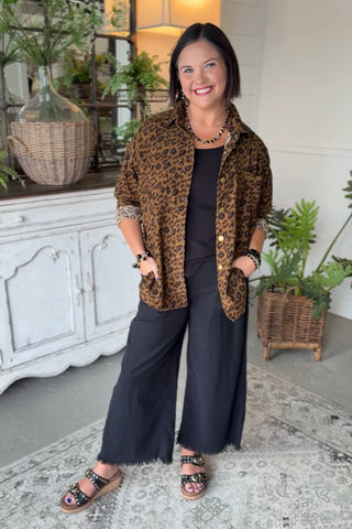 Gianna Top Leopard