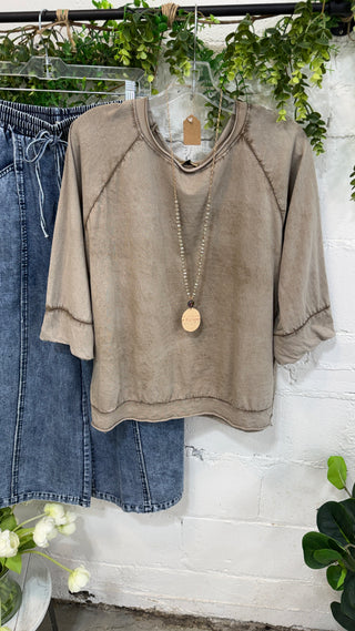 Amari Top Taupe
