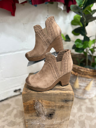 Pam Booties Taupe Boots Pierre Dumas