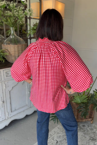 Dickson Top Red by Umgee