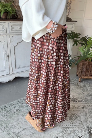 India Skirt Brown by Umgee