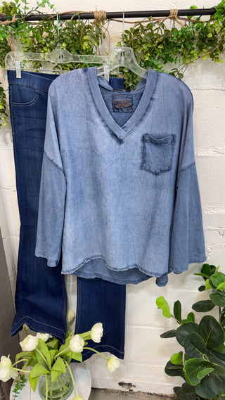 Carson Top Denim