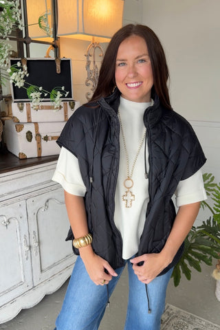 Cool Change Vest Black Puff Vest Original USA