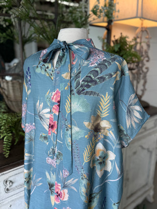Ricki Top Teal by Umgee Shirts & Tops Umgee