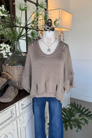 Knockout Sweater Mocha Sweater Toscana 51