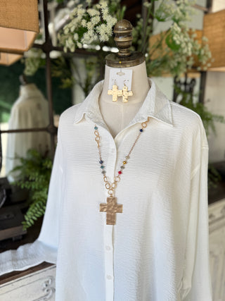 Ada Ivory Shirts & Tops Mittoshop