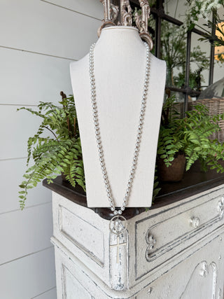 Thankfulness Necklace Silver/Pearl Necklaces BFF