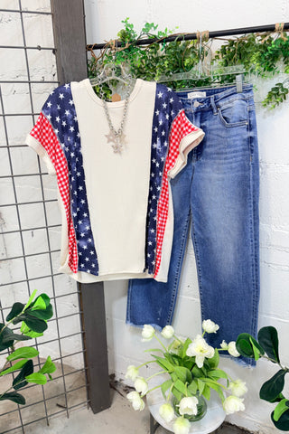 Firecracker Top Cream Shirts & Tops Heimish USA