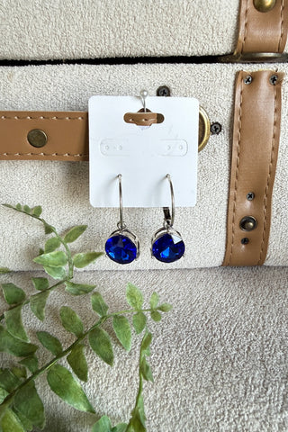 Bedazzled Earrings Red