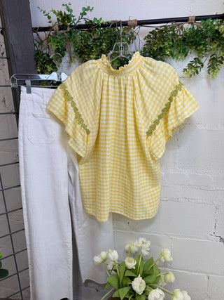 Laurie Top Lemon by Umgee Shirts & Tops Umgee
