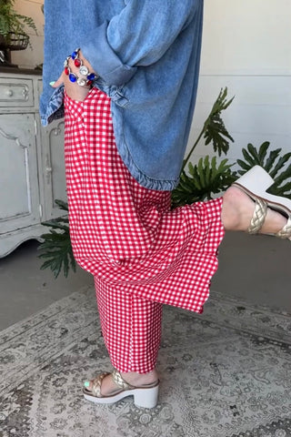 Karina Pants Red by Umgee