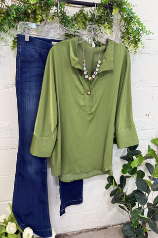 Buffy Top Green